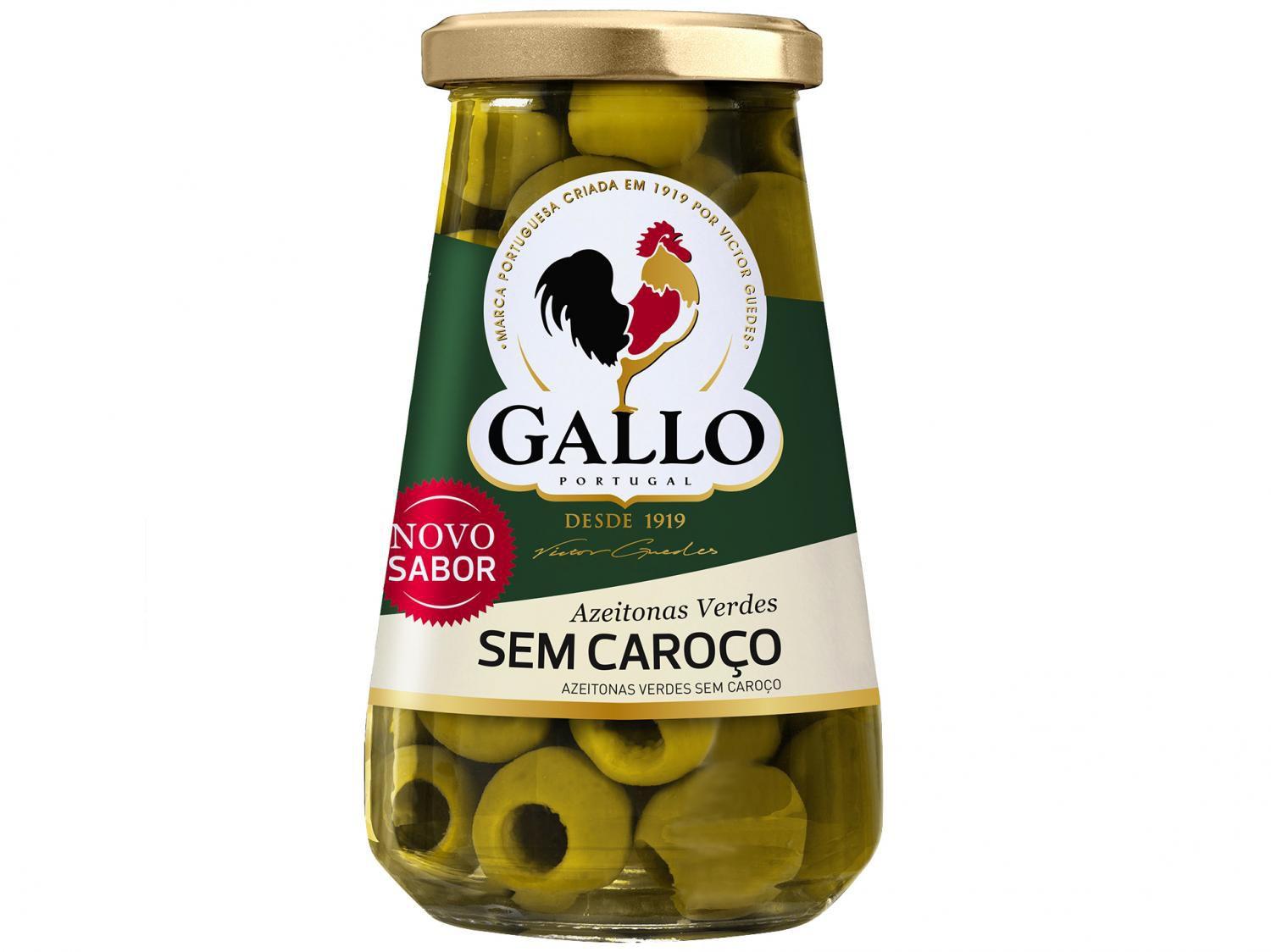 Azeitona Verde sem Caroço Gallo 150g