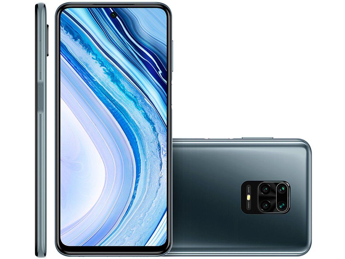 Smartphone Xiaomi Redmi Note 9 PRO 128GB Cinza - 4G+ Octa-Core 6GB RAM Tela 6,67" Câm. Quádrup