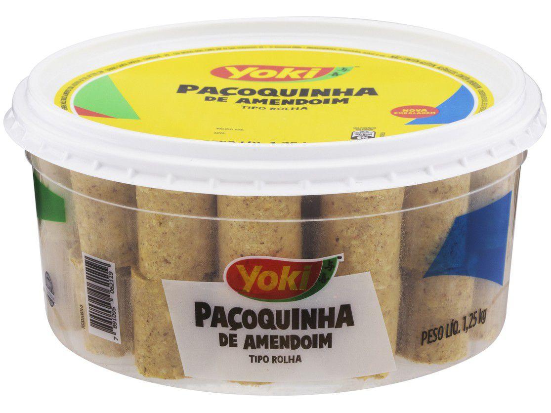 Paçoca Rolha Original Yoki - 1,25kg
