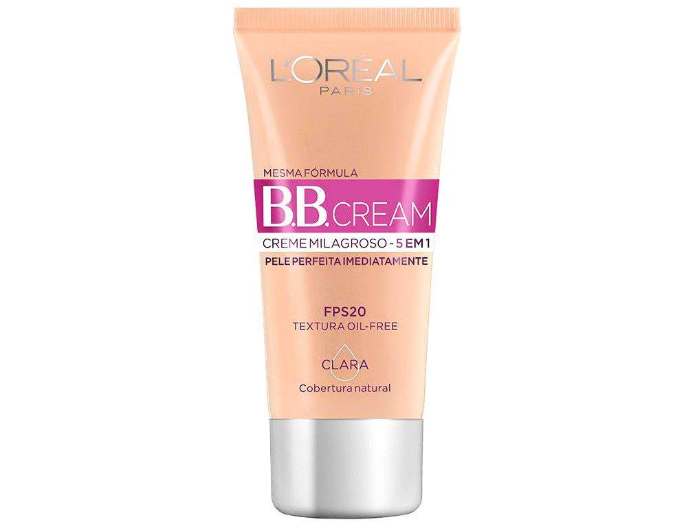 BB Cream 5 em 1 FPS20 Loreal Paris - Cor Clara 30ml