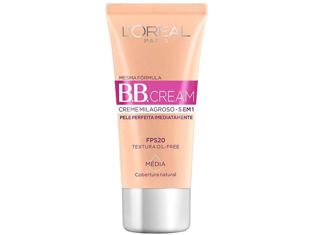 BB Cream Loreal Paris Médio FPS 20 H2042500 - 30ml
