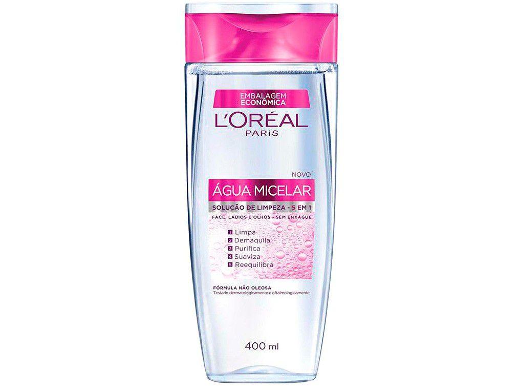 Água Micelar Loreal Paris 5 em 1 - 400ml