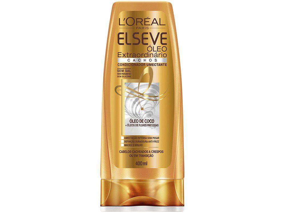 Condicionador Elseve Óleo Extraordinário Cachos - 400ml