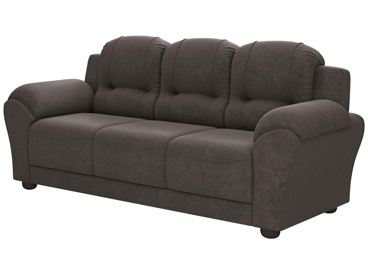 Sofá 3 Lugares Suede Decore Adagio - Linoforte