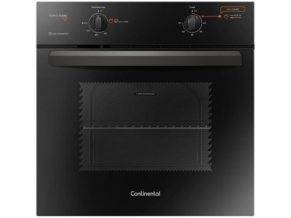 Forno de Embutir a Gás Continental - Grill 73L OC8GP