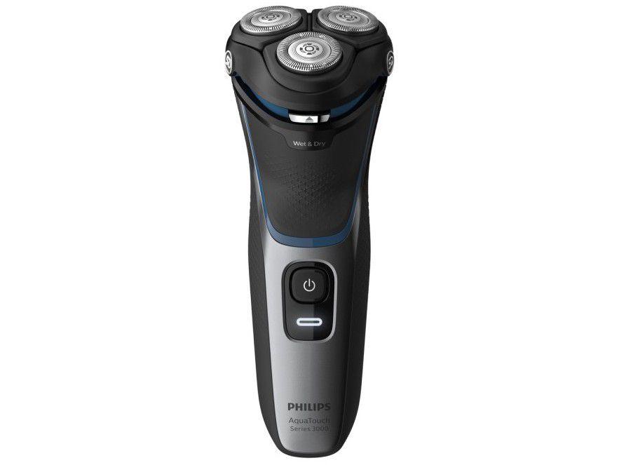 Barbeador Elétrico Philips AquaTouch Series 3000 - Seco e Molhado 1 Velocidade