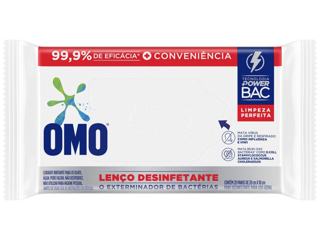 Lenços Desinfetantes Omo 68278267 - 20 Unidades