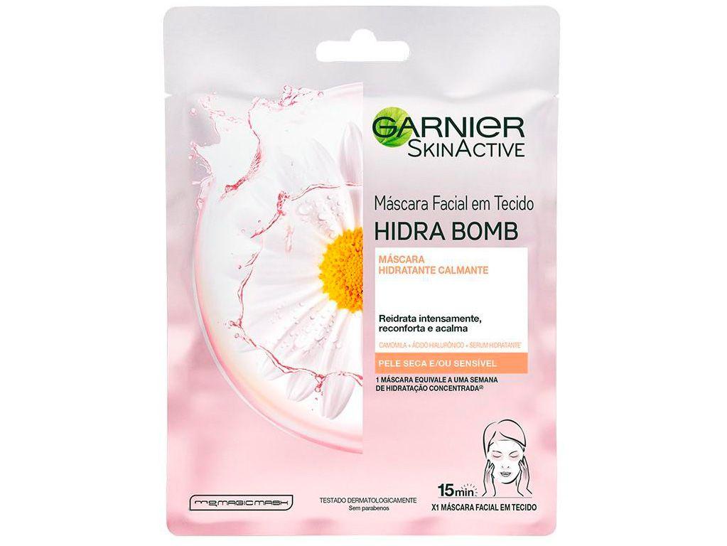 Máscara Facial Calmante Garnier Camomila - Hidra Bomb 28g