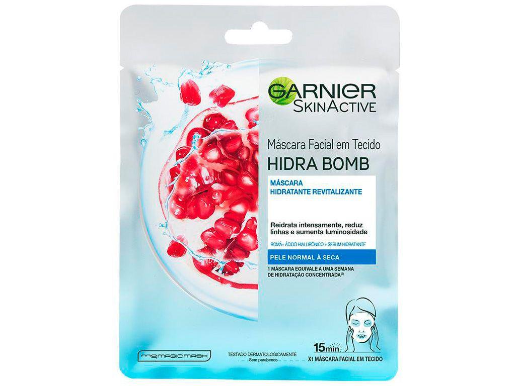Máscara Facial Revitalizante Garnier Romã - Hidra Bomb 28g
