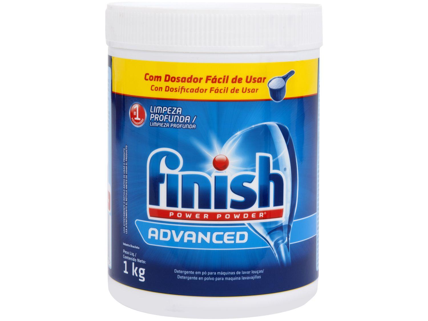 Detergente em Pó Lava-Louças Finish Power Powder - 1kg