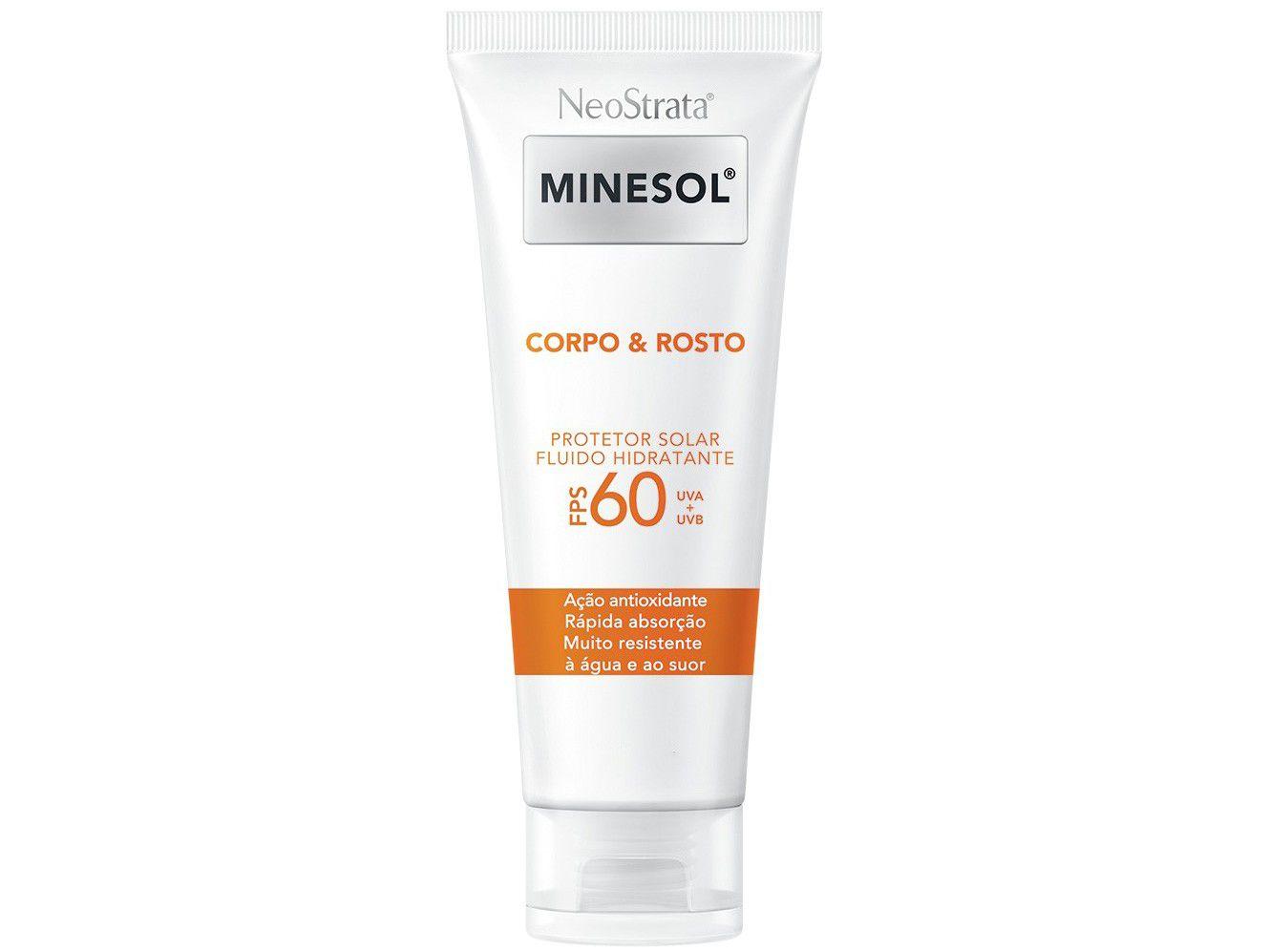Protetor Solar Corporal e Facial Neostrata Minesol - FPS 60 Corpo & Rosto 200ml