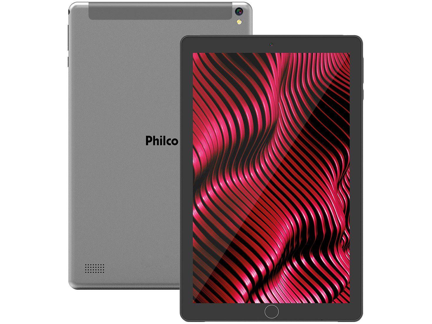 Tablet Philco PTB10RSG 10" 3G Wi-Fi 32GB - Android 9 Quad Core Câm. 5MP