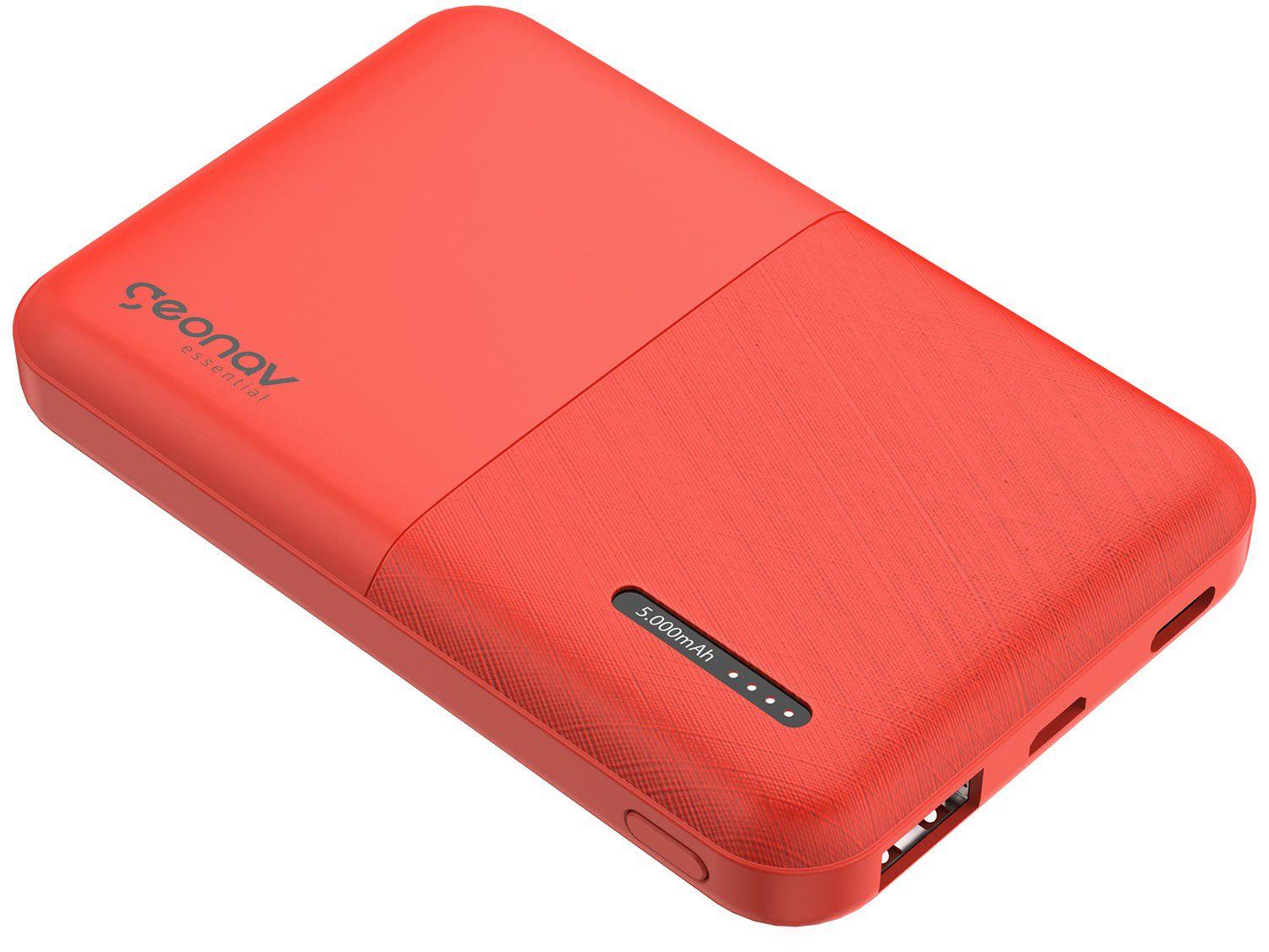 Carregador Portátil/Power Bank Geonav 5000 mAh - Essential