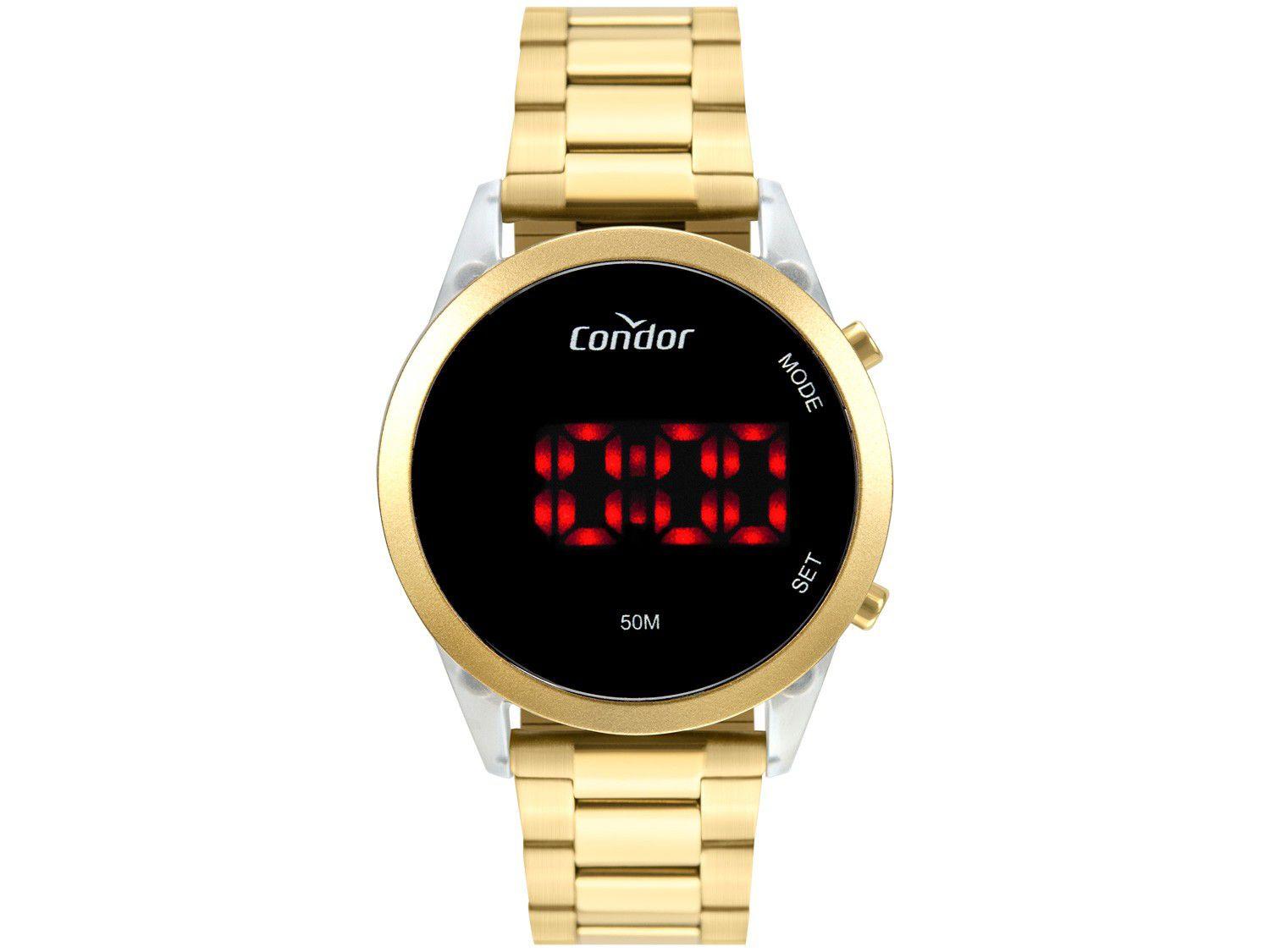 Relógio Feminino Condor Digital COJHS31BAF/7D - Dourado