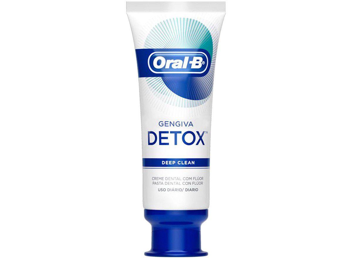 Creme Dental com Flúor Oral-B Deep Clean - Gengiva Detox 102g