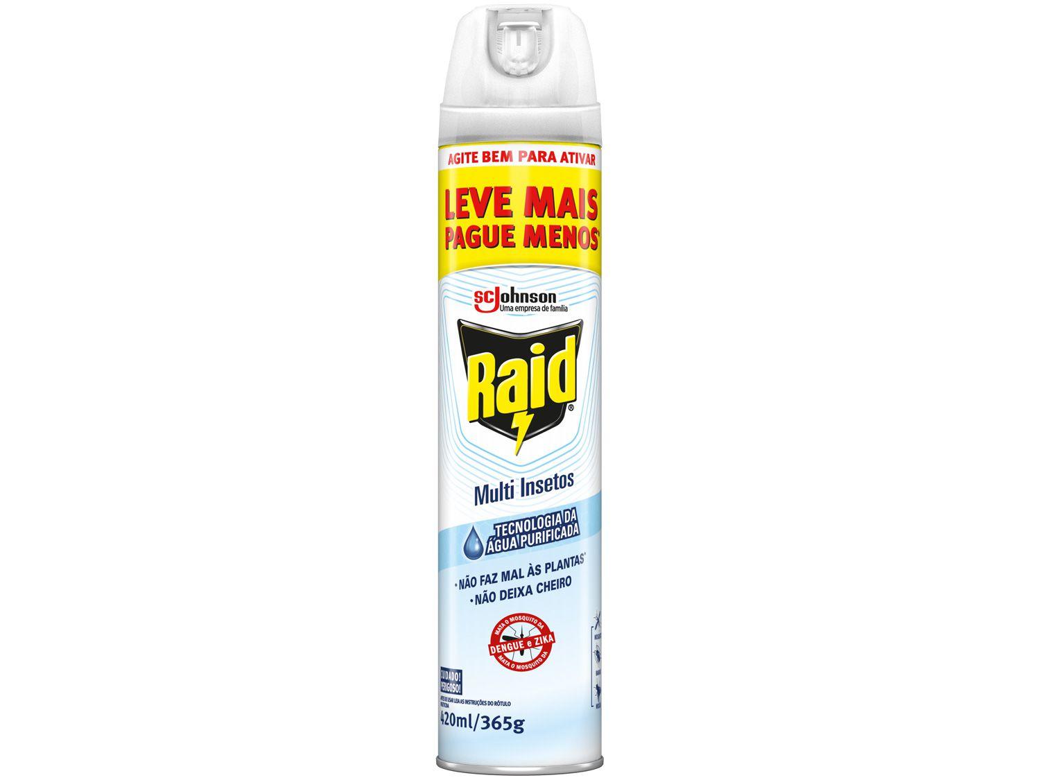 Inseticida Raid Aerossol Multi-Insetos - 420ml