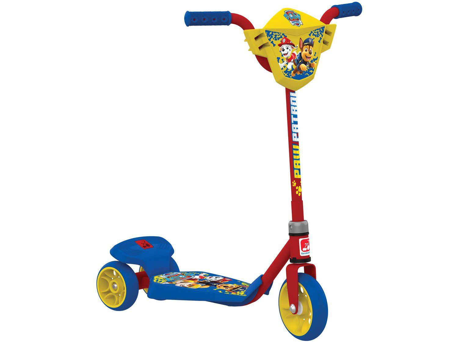 Patinete 3 Rodas Patrulha Canina Bandeirante