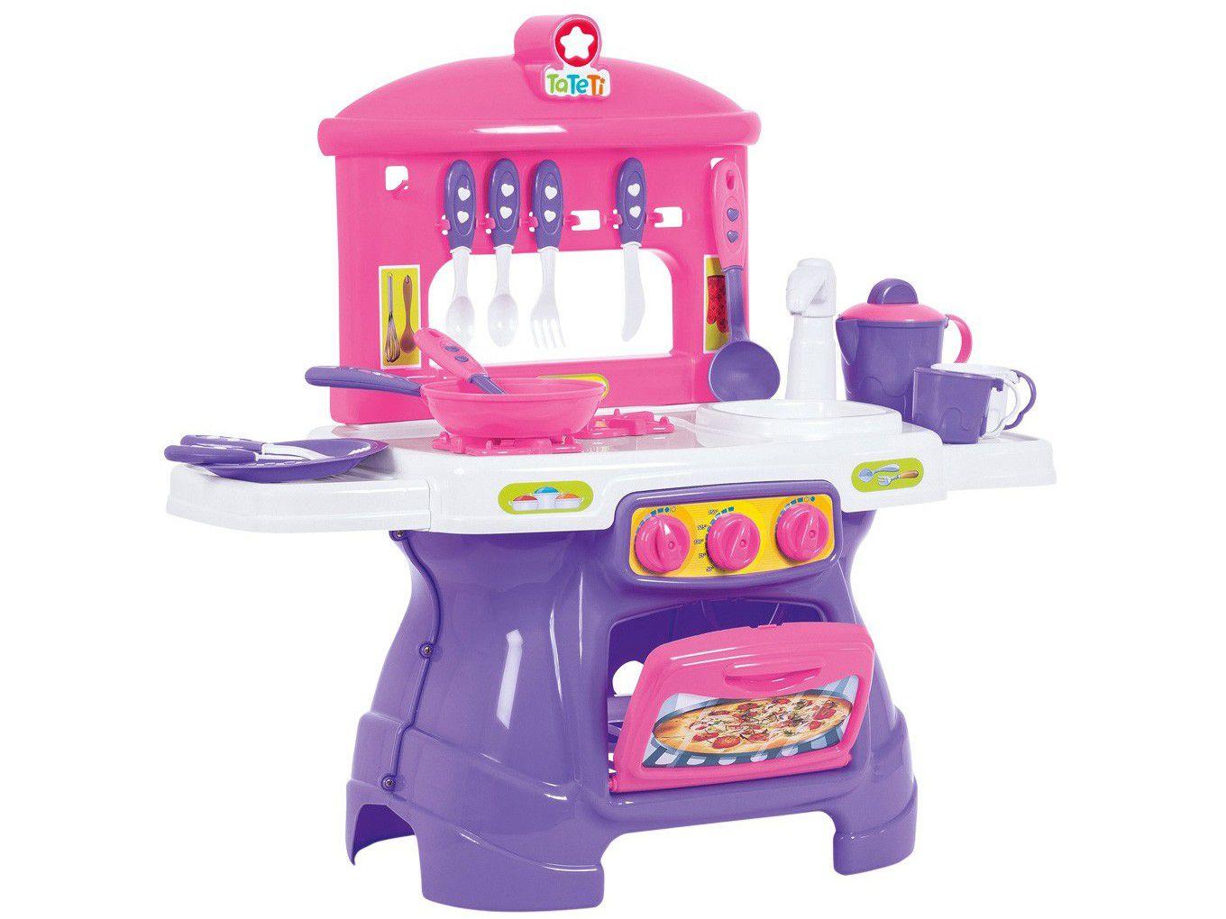 Cozinha Infantil Faz de Conta Mini Chef Rosa - Ta Te Ti