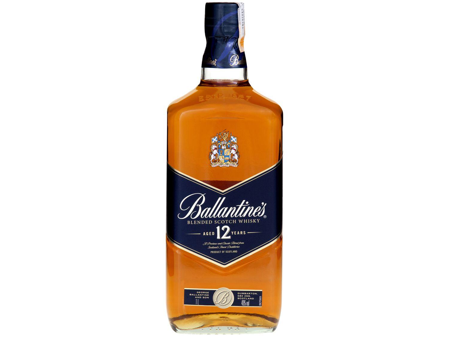 Whisky Escocês Ballantines 12 anos 1L