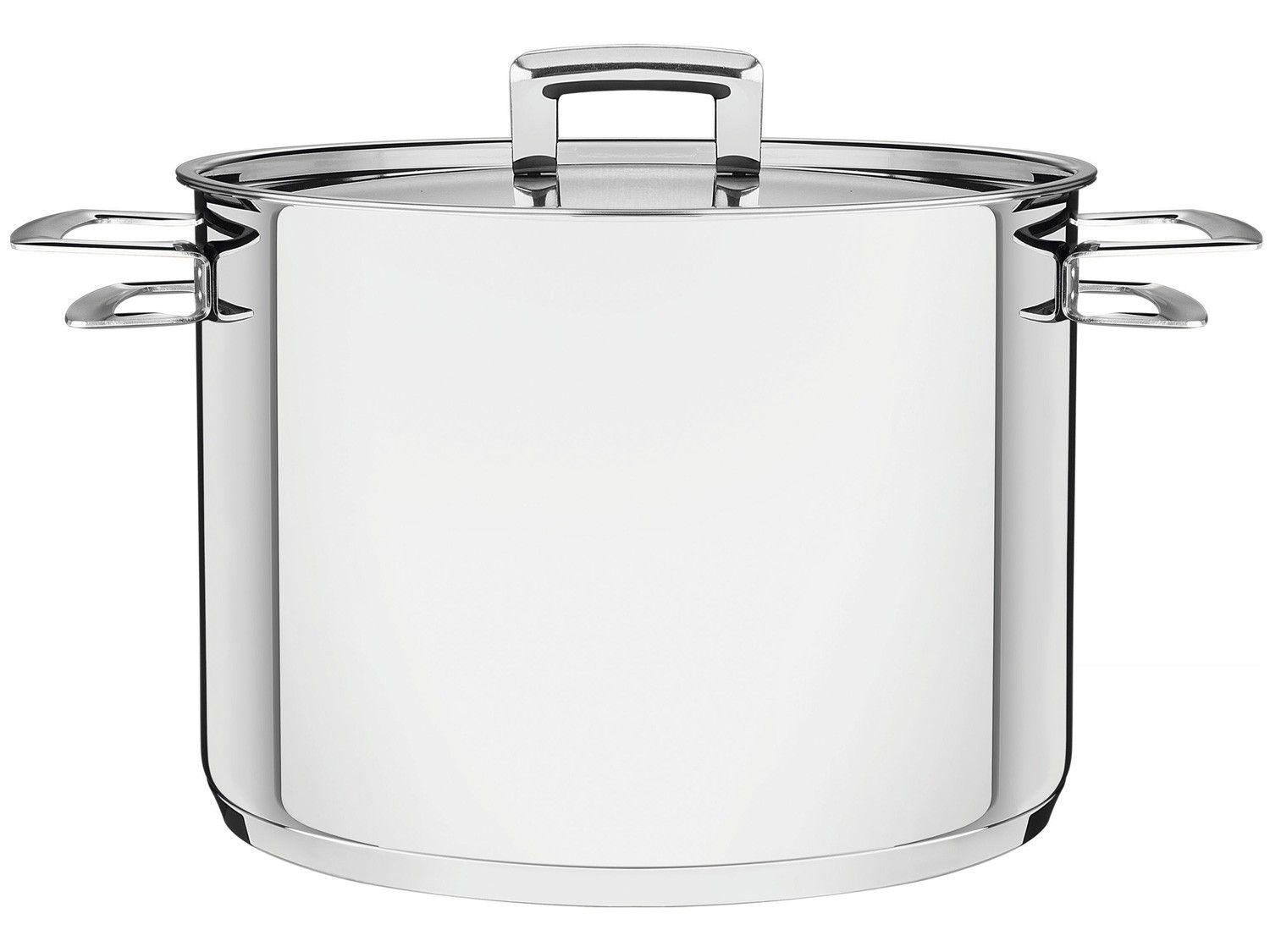 Caldeirão Inox Tramontina 7,7L Fundo Triplo - com Tampa 24cm Brava