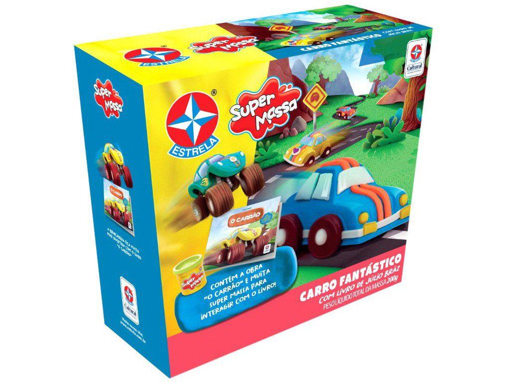 Massinha Super Massa Carro Fantástico Estrela - com Acessórios