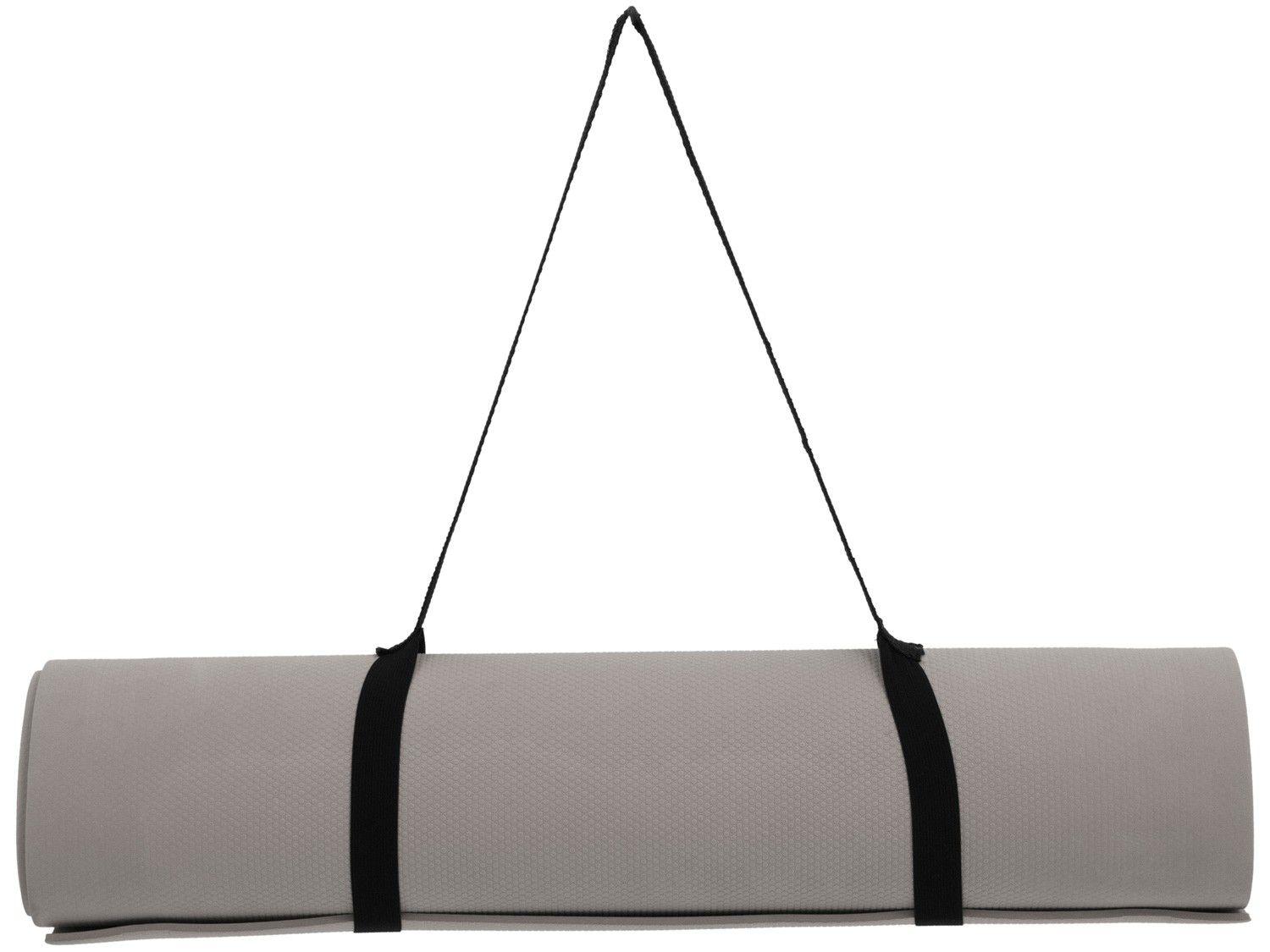 Tapete de Yoga com Alça Acte Sports T10NC - Cinza