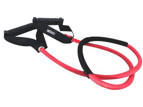 Elástico Extensor T28-M Acte Sports - com Alça Médio Vermelho
