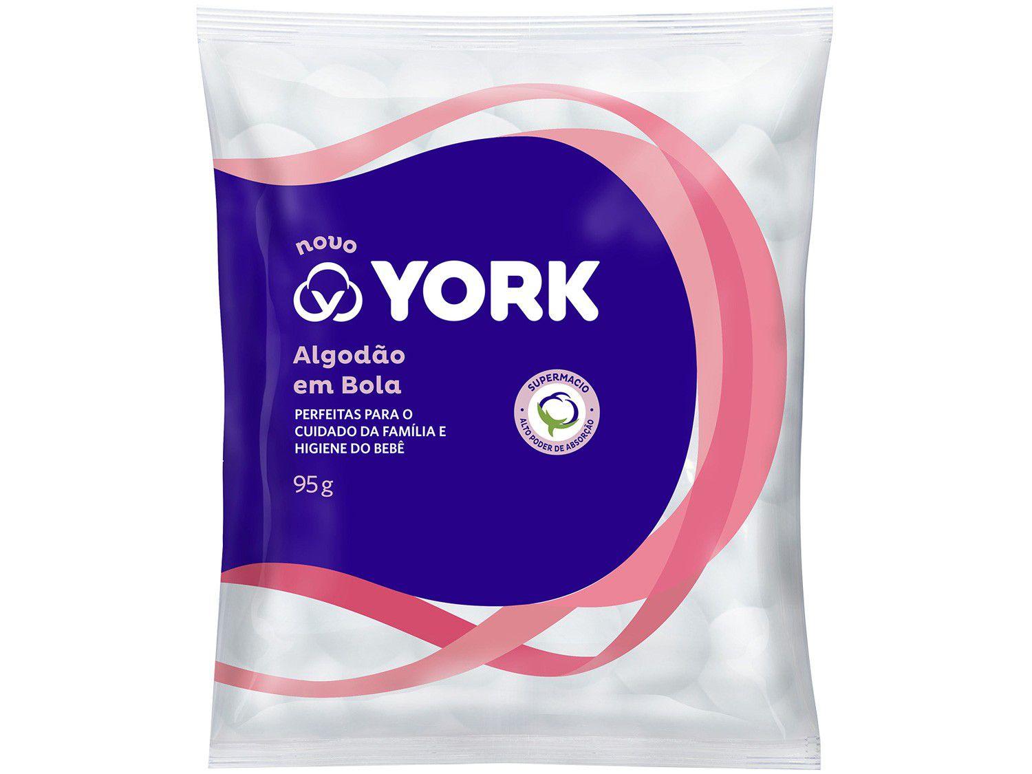 Algodão Bola York 95g - 20 Unidades