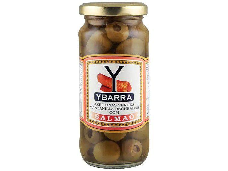 Azeitona Verde com Recheio Salmão Ybarra 142g