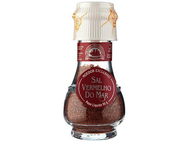 Sal Vermelho Cristais Drogheria Alimentari do Mar - 90g com Moedor