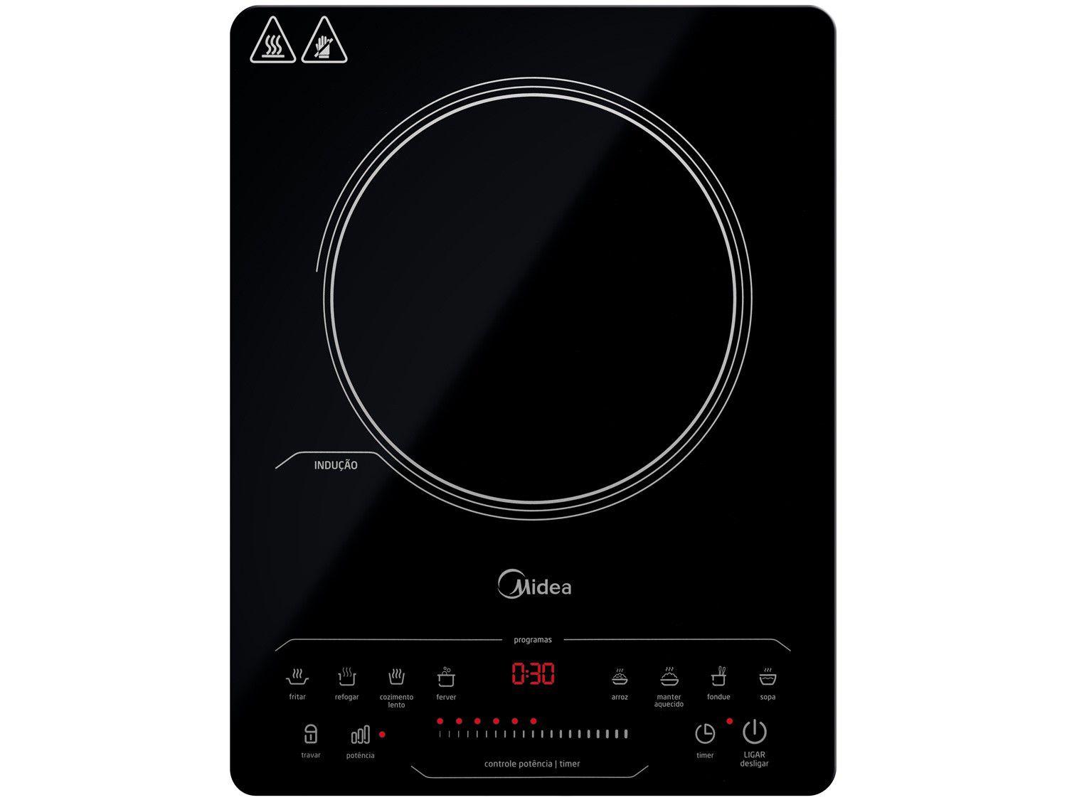 Cooktop 1 Boca Midea Indução Preto - CYAD11