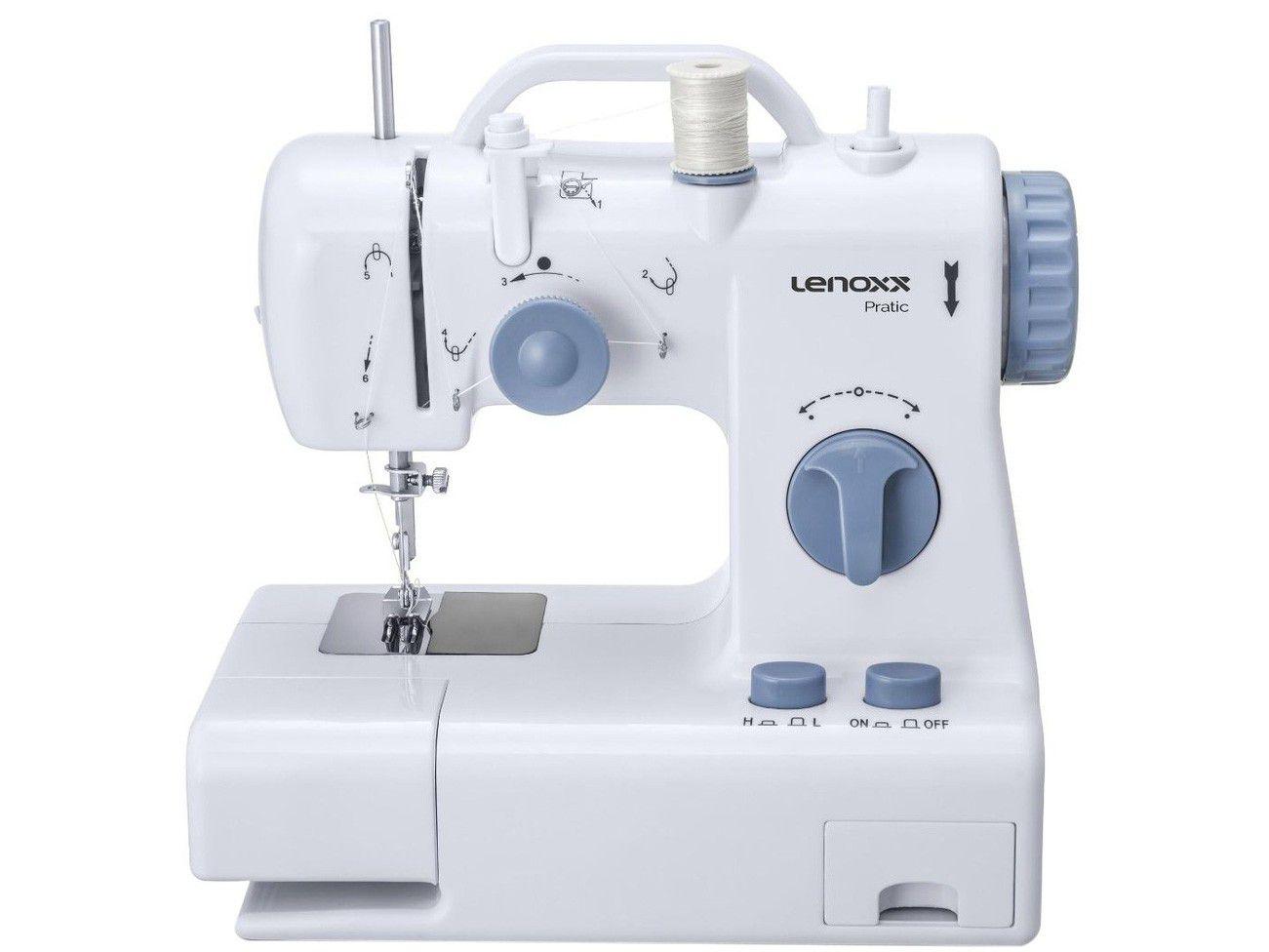 Máquina de Costura Lenoxx Pratic Portátil - Eletrônica