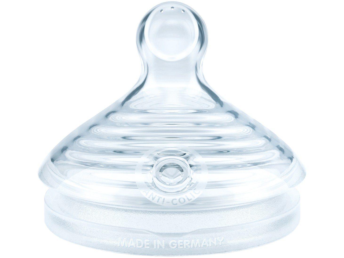 Bico de Mamadeira NUK Silicone Ortodôntico - Baby Care Essence