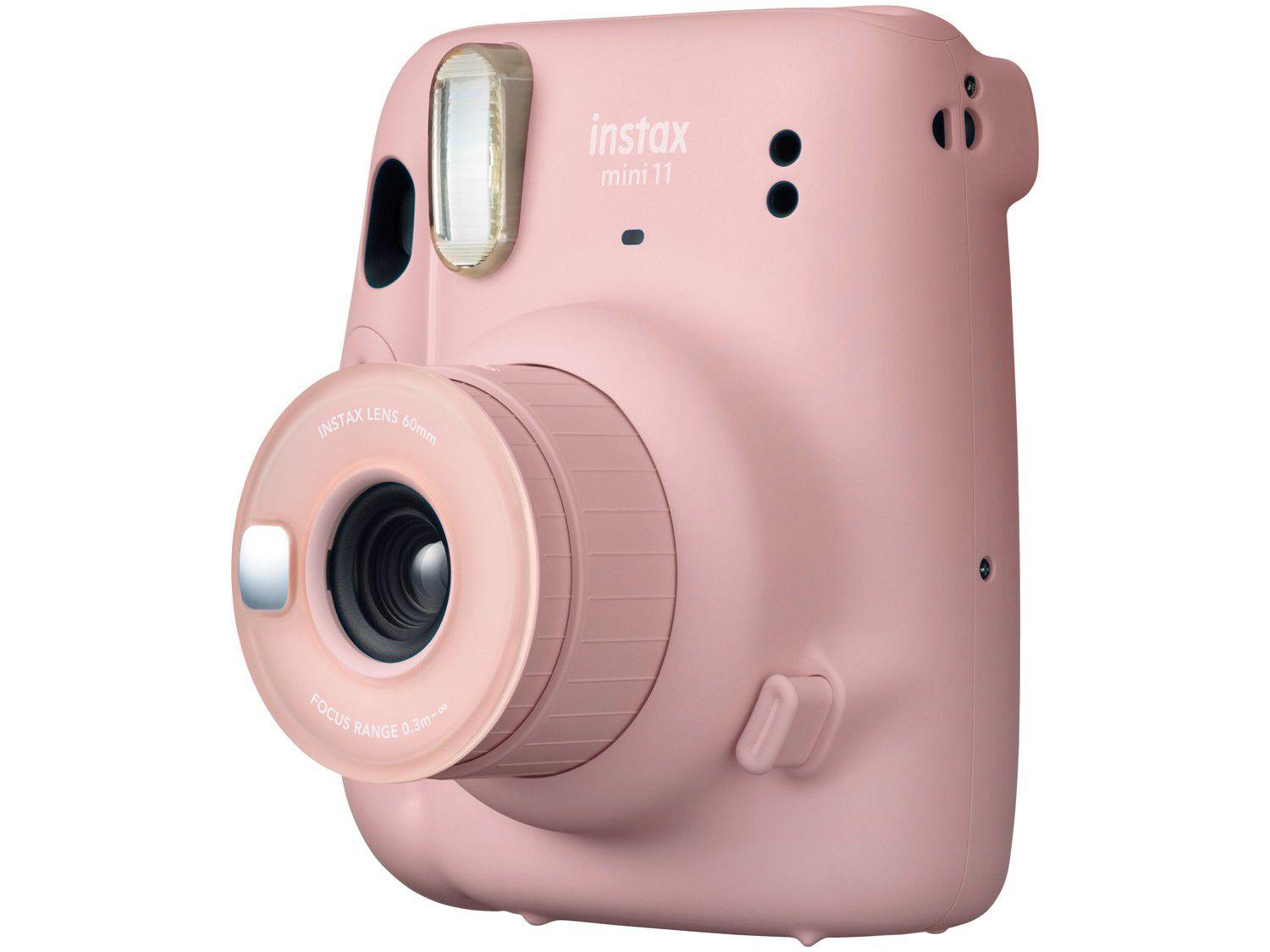 Instax Mini 11 Fujifilm Rosa Flash Automático