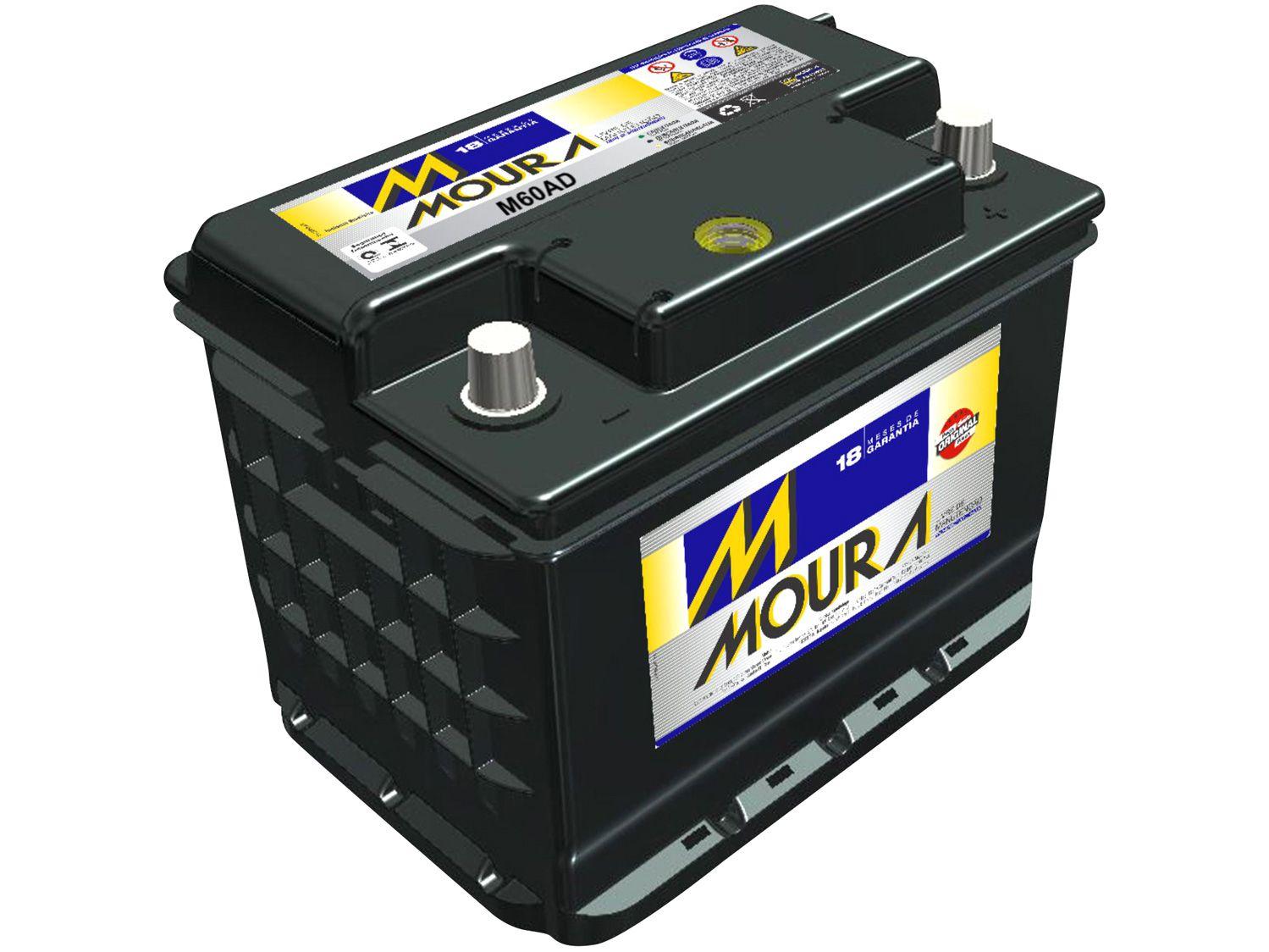 Bateria de Carro Moura Flooded Advanced - 60Ah 12V Polo Positivo 60AD MG