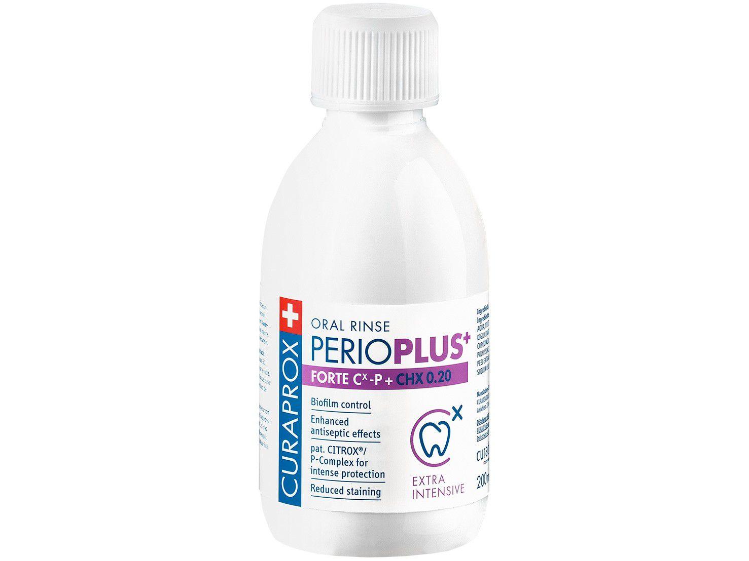 Enxaguante Bucal Curaprox sem Álcool Perio Plus+ - Forte 200ml