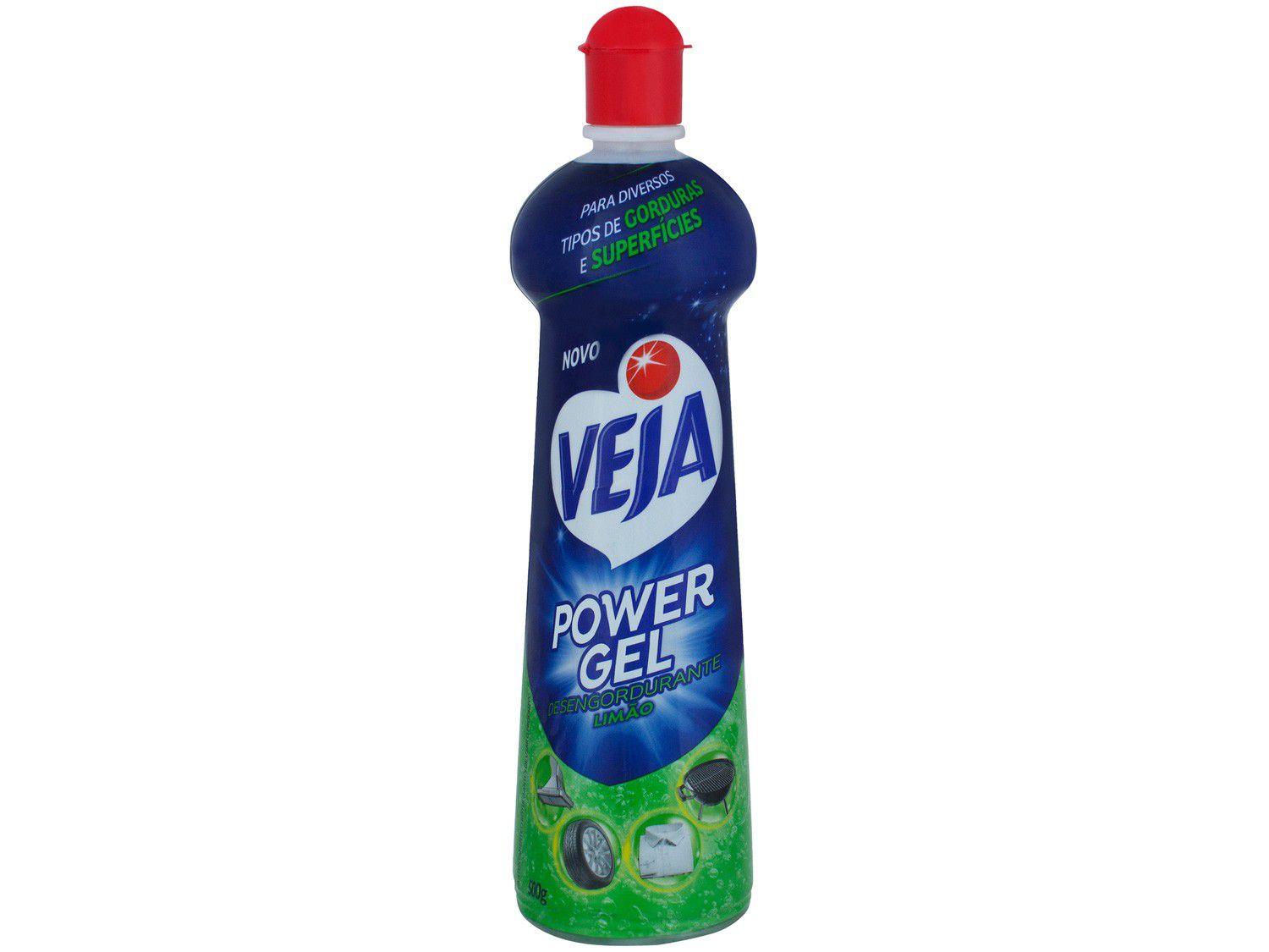 Desengordurante Veja Power Gel Limão - 500g