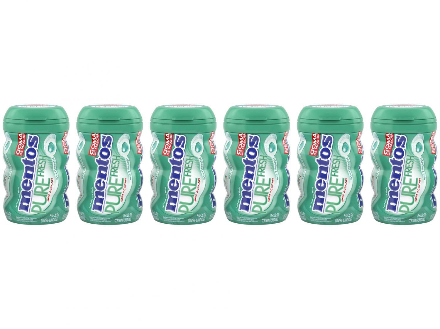 Goma de Mascar Mentos Pure Fresh Wintergreen - sem Açúcar 552g Display 6 Unidades