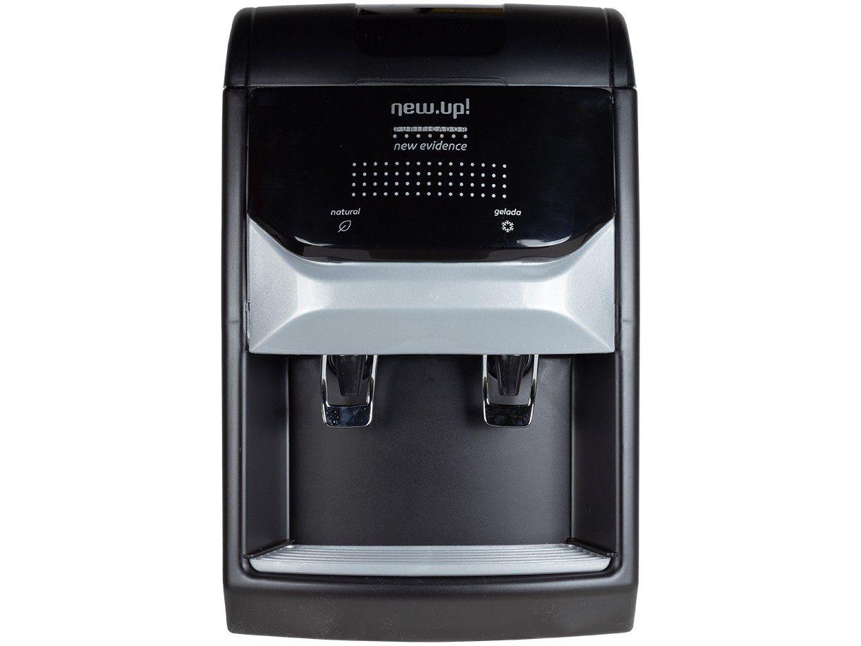 Purificador de Água Newup Refrigerado - por Compressor Preto New Evidence