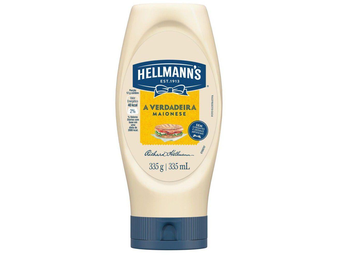Maionese Tradicional Hellmanns - 335g