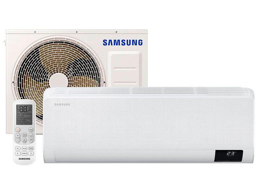 Ar-condicionado Split Samsung Inverter 22.000 BTUs - Quente e Frio Wind Free AR24TSHCBWKNAZ1