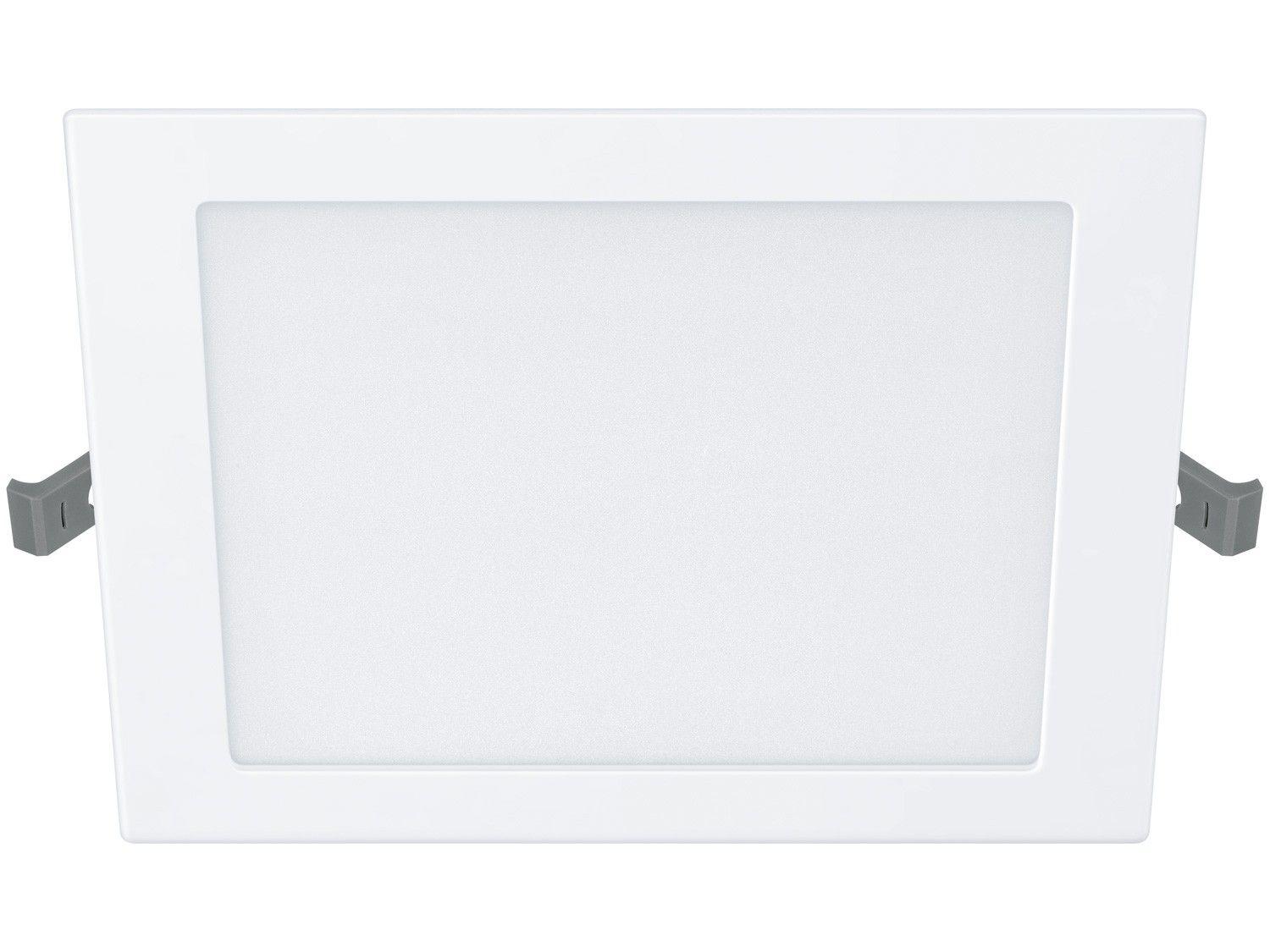 Plafon de Sobrepor Quadrado Branco - com Lâmpada Integrada LED 12W Philips DL252