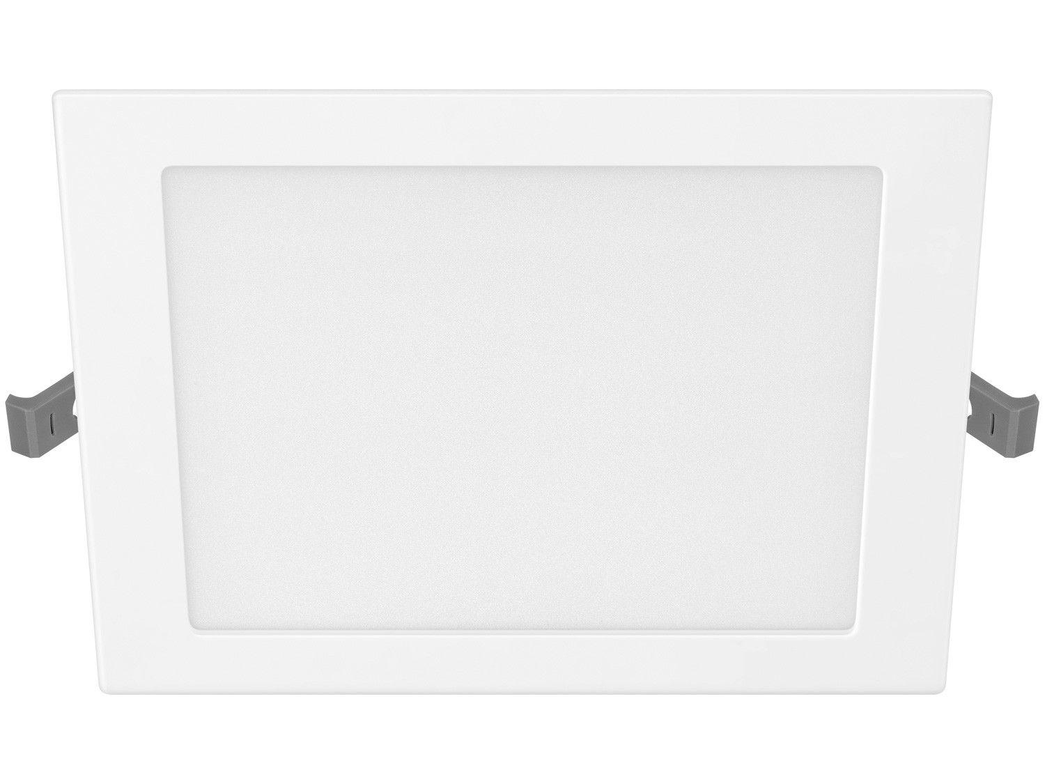 Plafon de Sobrepor Quadrado Branco - com Lâmpada Integrada LED 18W Philips DL252