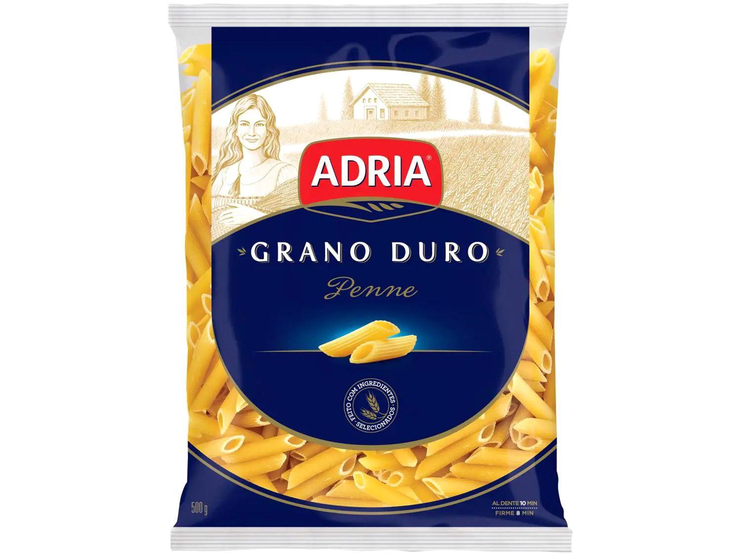 Macarrão Penne de Sêmola Adria Seca Grano Duro - 500g