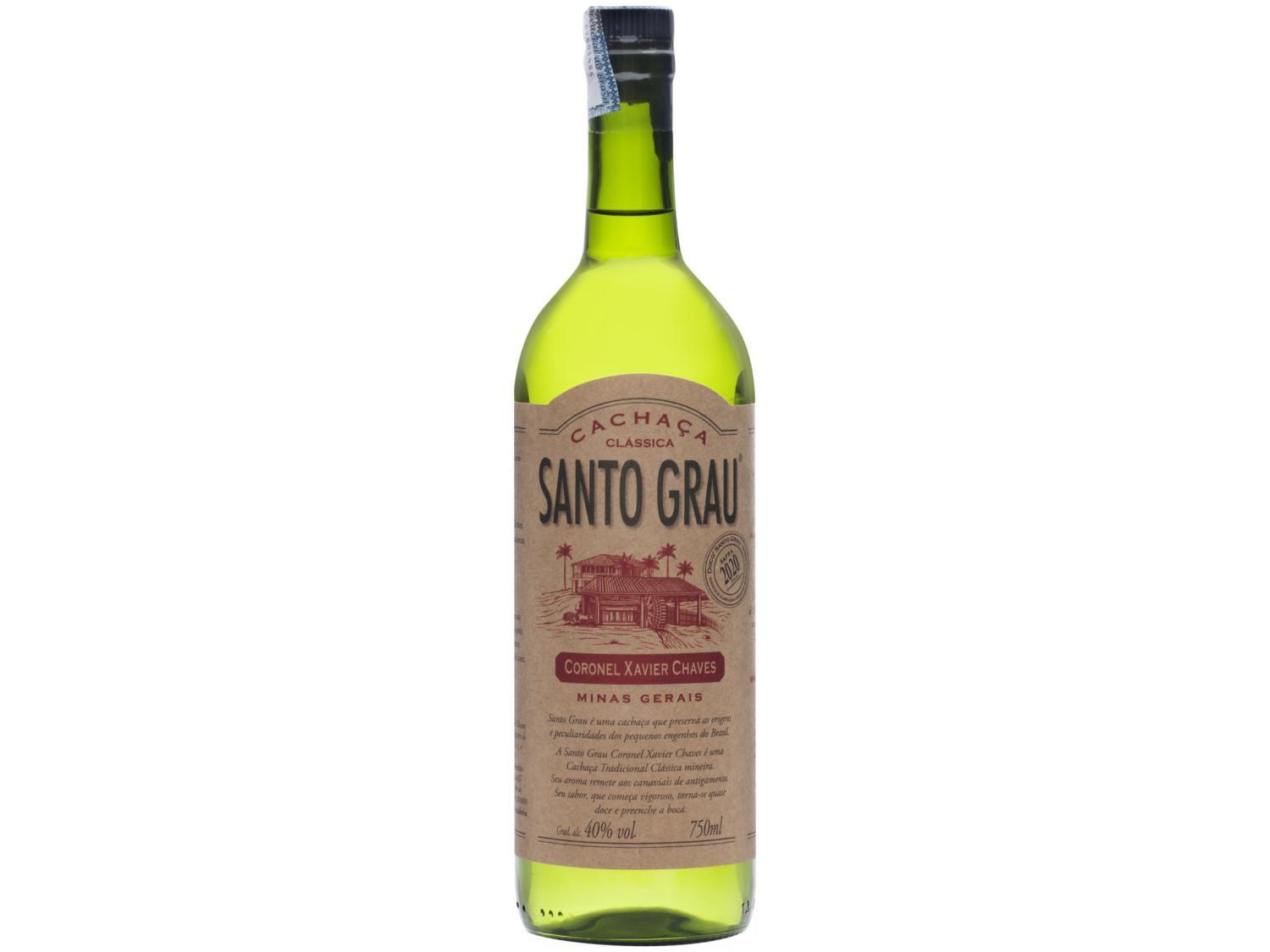 Cachaça Santo Grau Clássica Coronel Xavier Chaves - 750ml