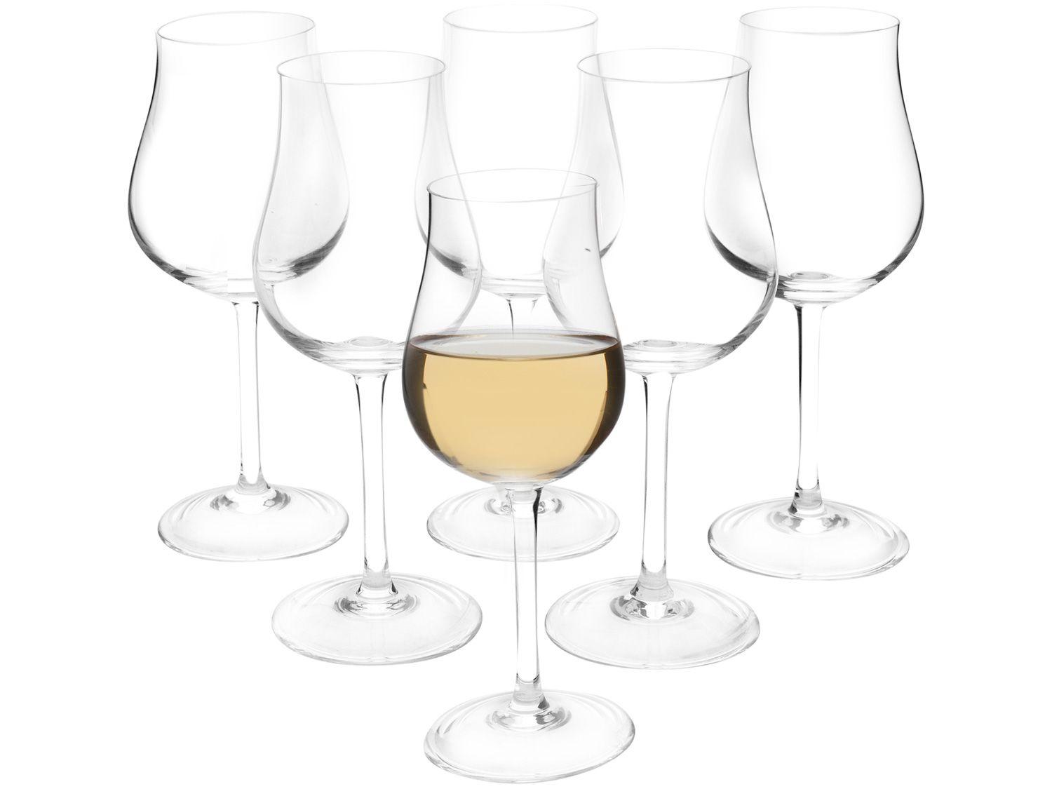 Jogo de Taças para Vinho Branco Cristal 310ml - 6 Peças Classic 2450