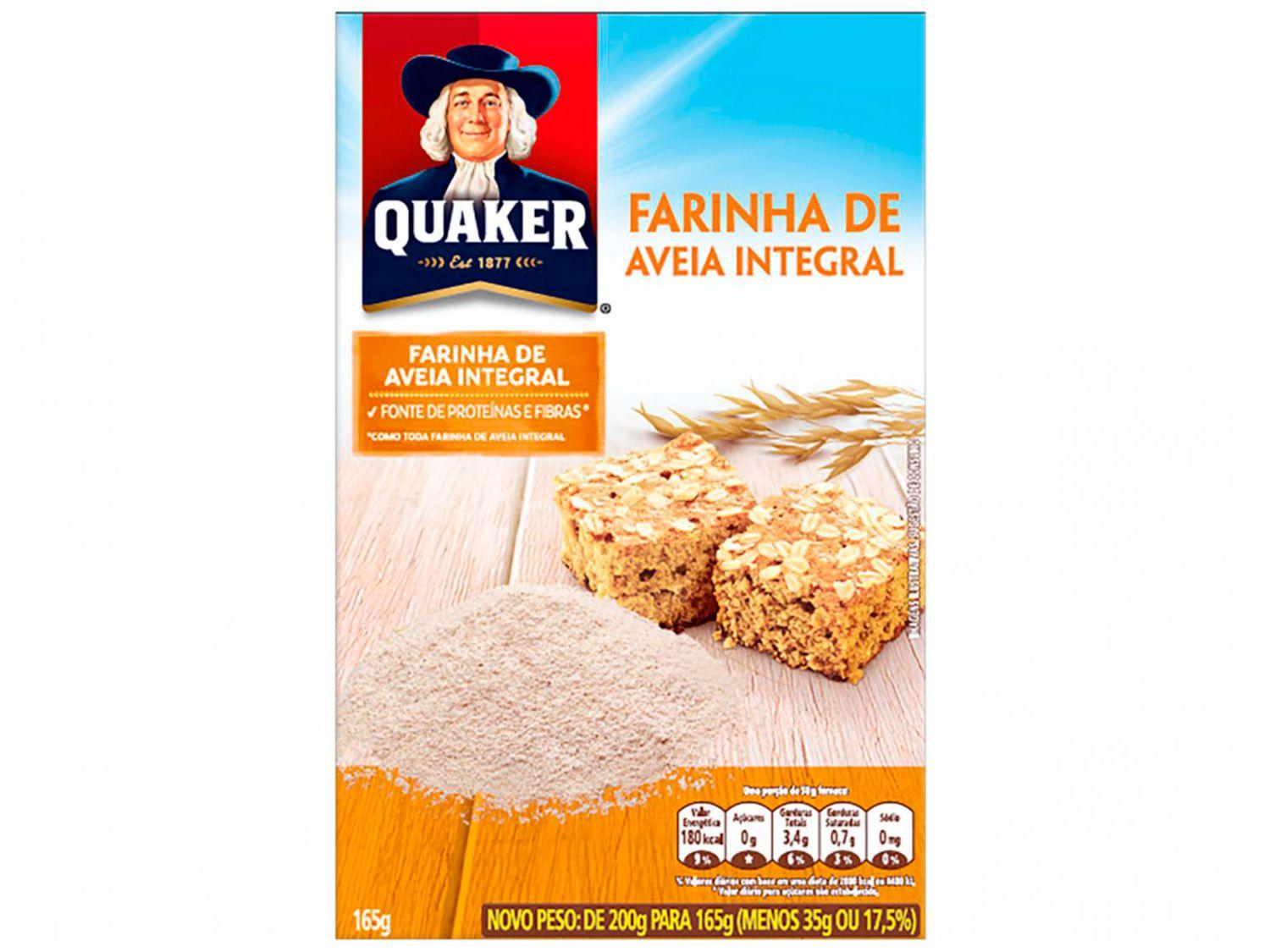 Farinha de Aveia Integral Quaker - 165g