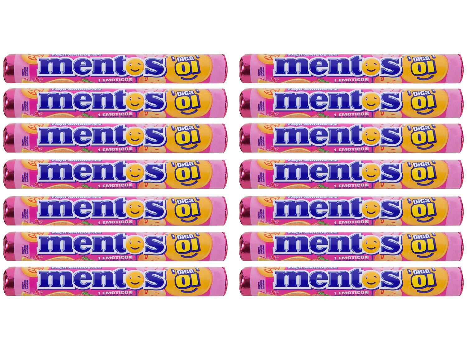 Bala Mentos Fruit Fruit 608g Display 16 Unidades