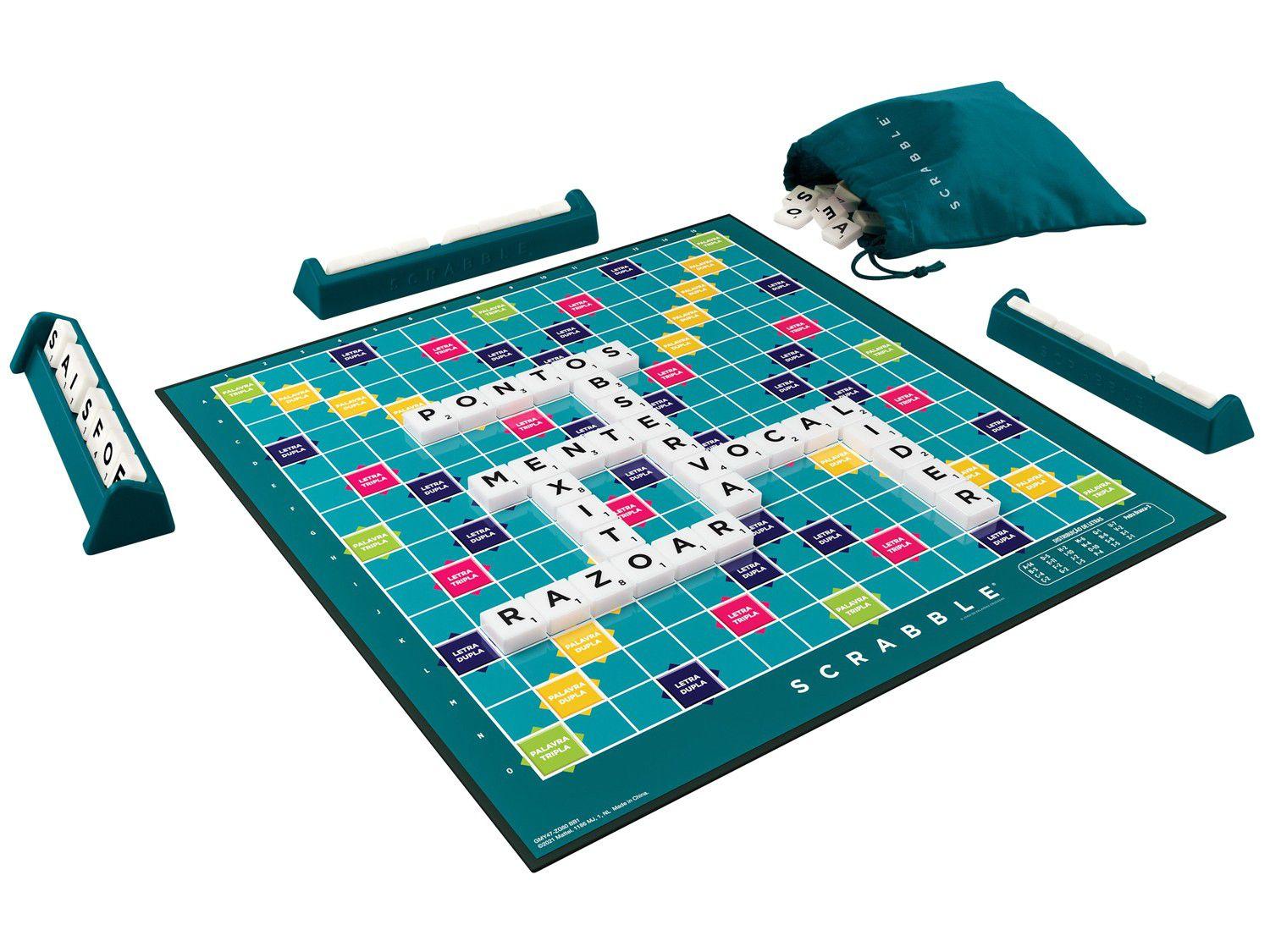 Jogo Scrabble Original Tabuleiro Mattel