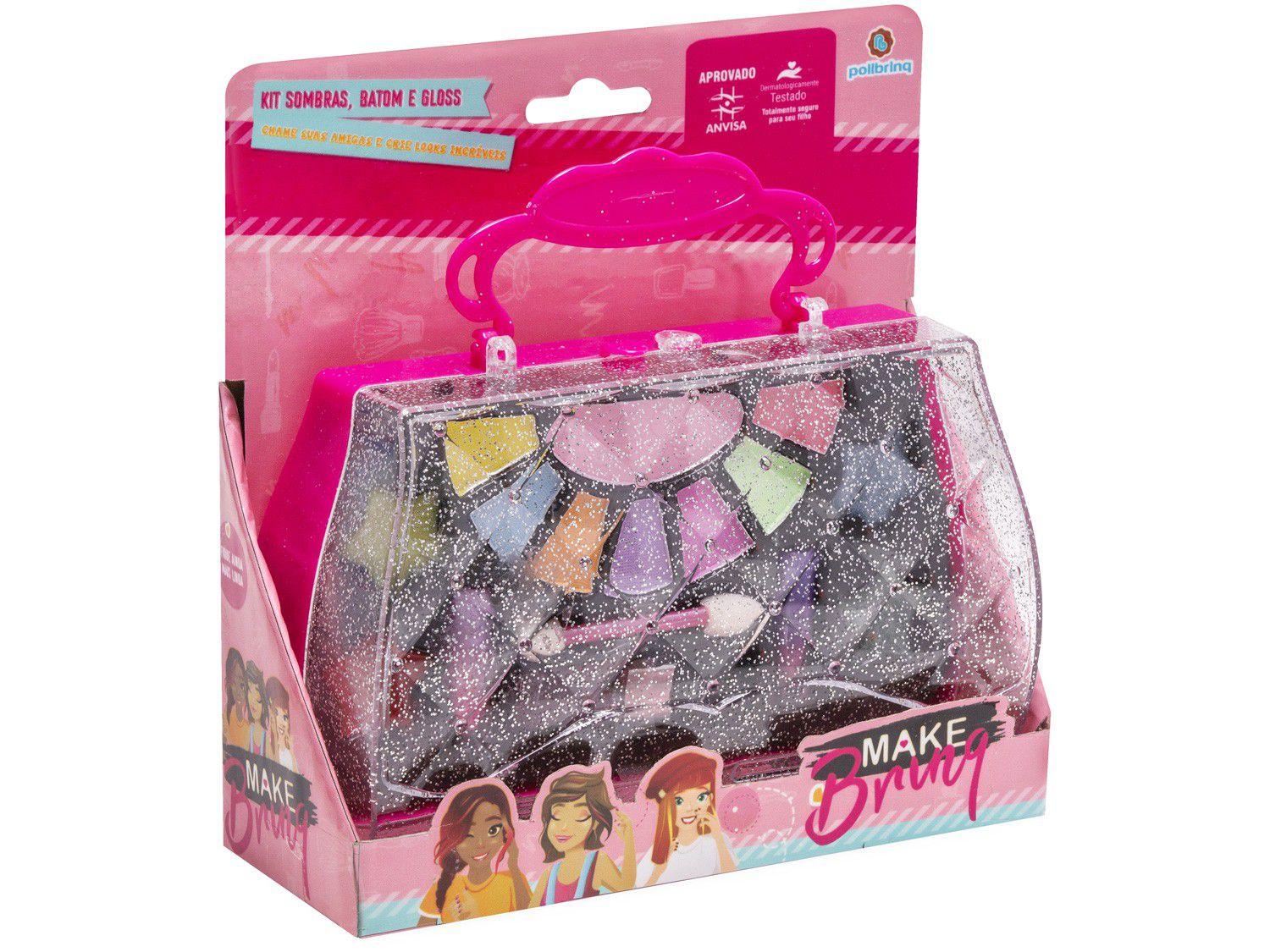 Kit Maquiagem Infantil Make Brinq - Polibrinq